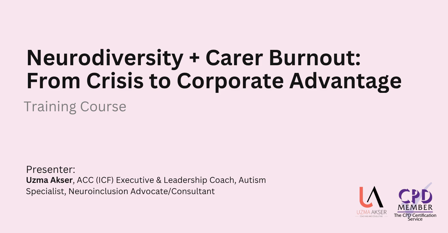 Neurodiversity + Carer Burnout: From Crisis to Corporate Advantage