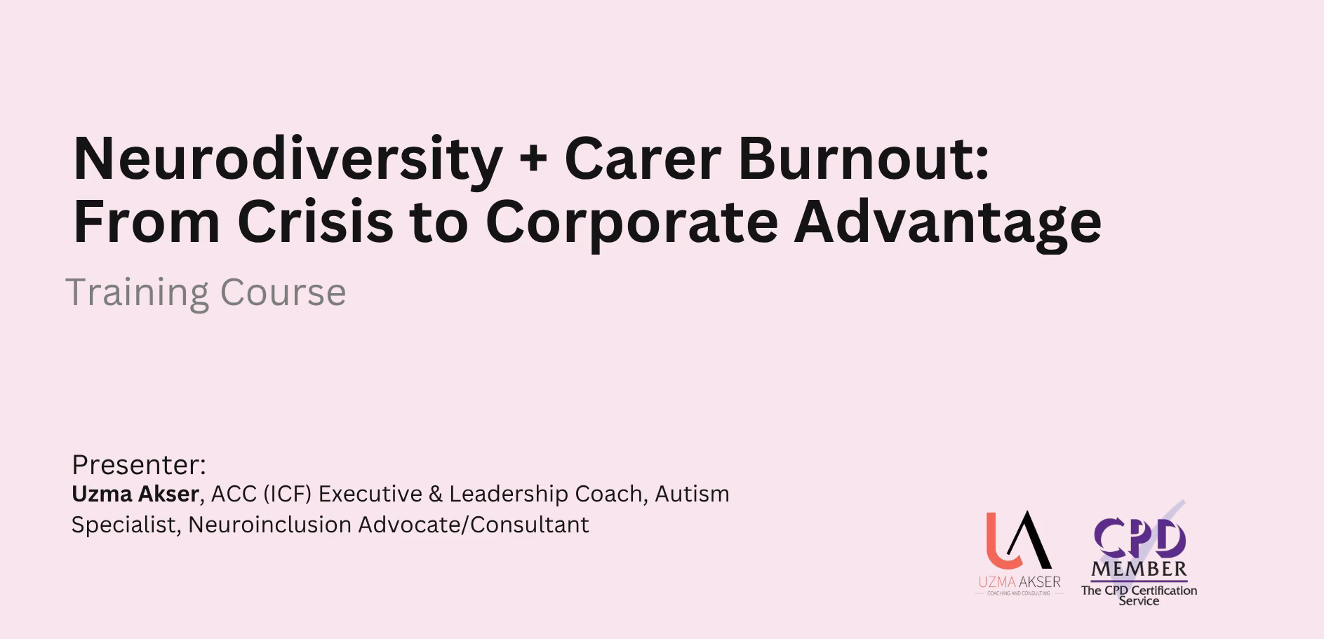 Neurodiversity + Carer Burnout: From Crisis to Corporate Advantage